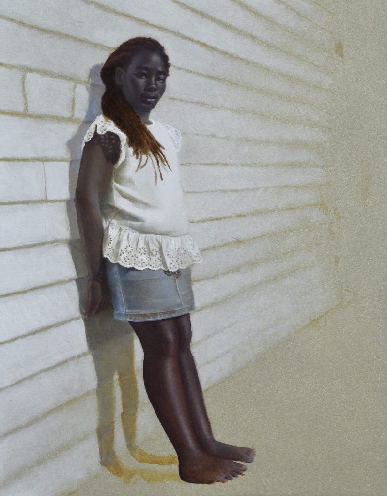 Mariatu Study, Oil on Panel, 14 x 11 inches, 2020