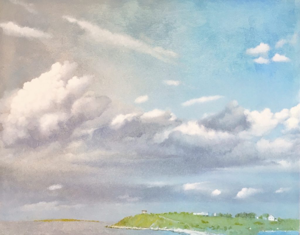 Cloudscape, Oil on Panel, 11 x 14 inches, 2019