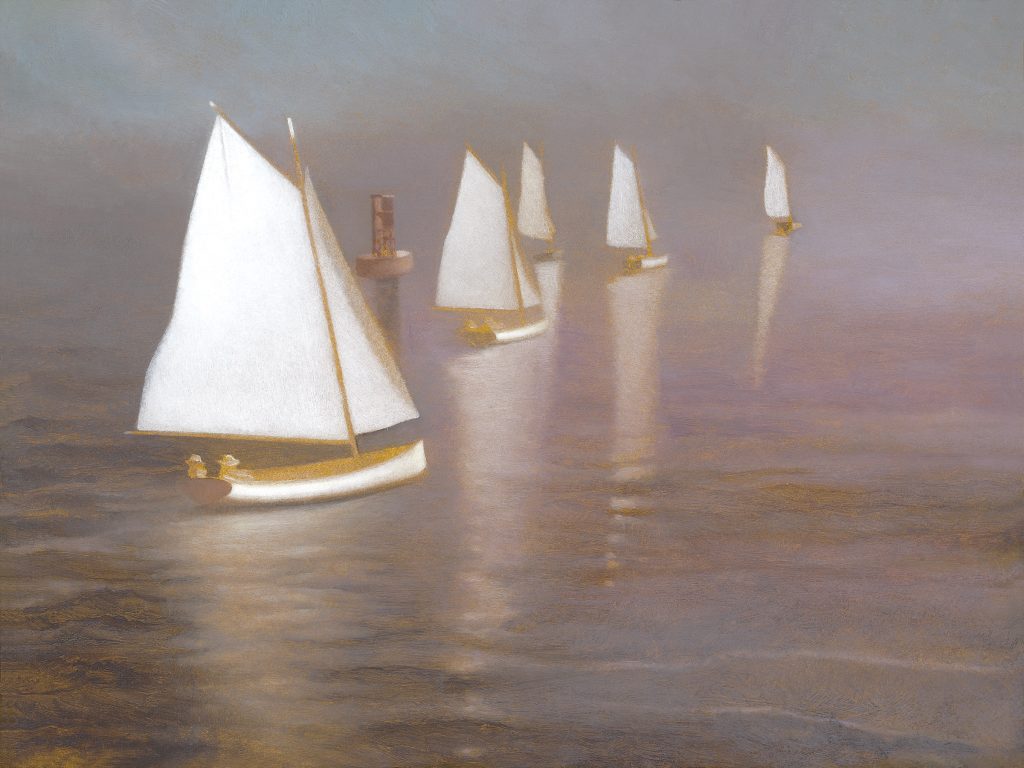 Sail Away Study, Oil on Panel, 6 x 8 inches, 2023
