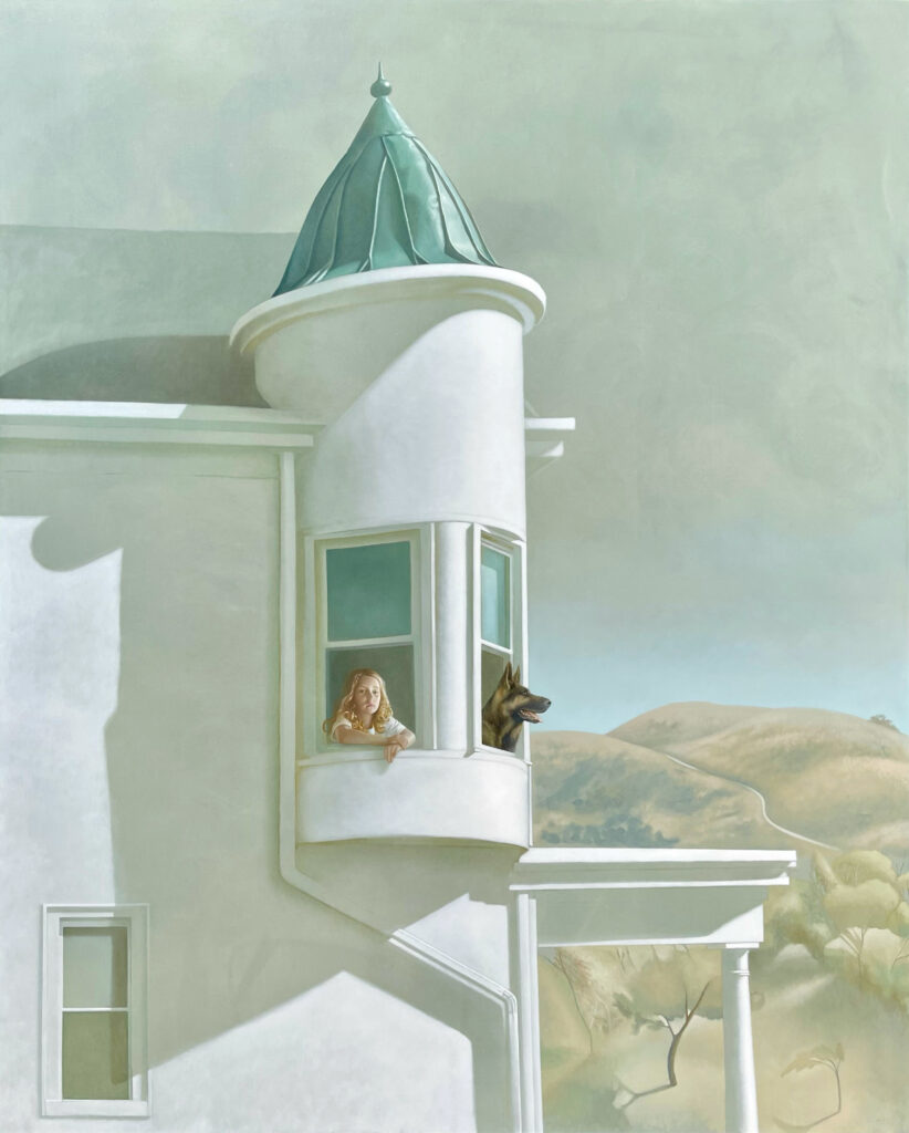 Summer's End, Oil on Linen, 72 x 58 inches, 2024