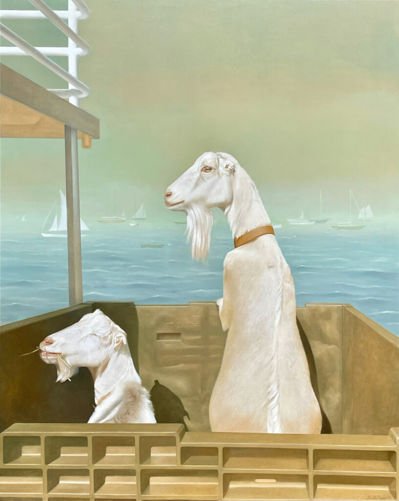 Going Home, Oil on Linen, 60 x 48 inches, 2024