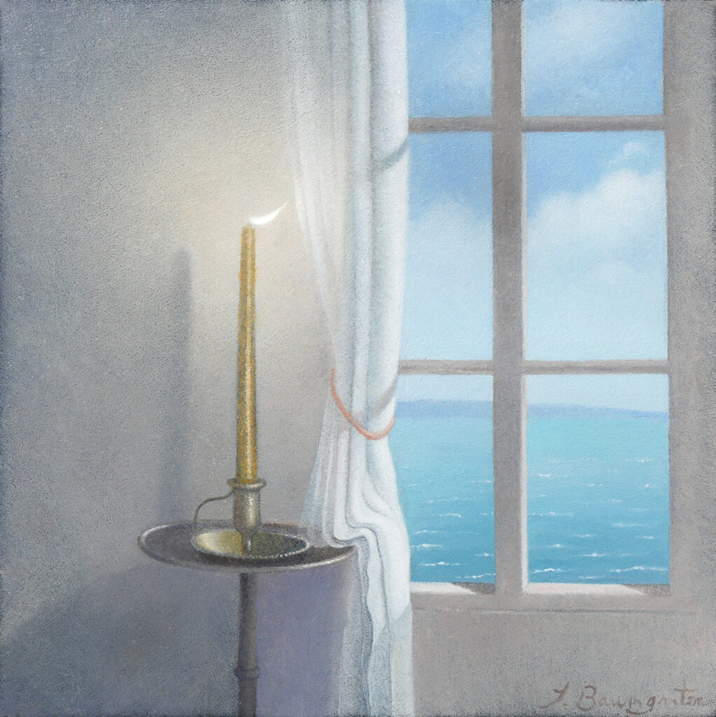 A Change in Air, Oil on Panel, 5 x 5 inches, 2026