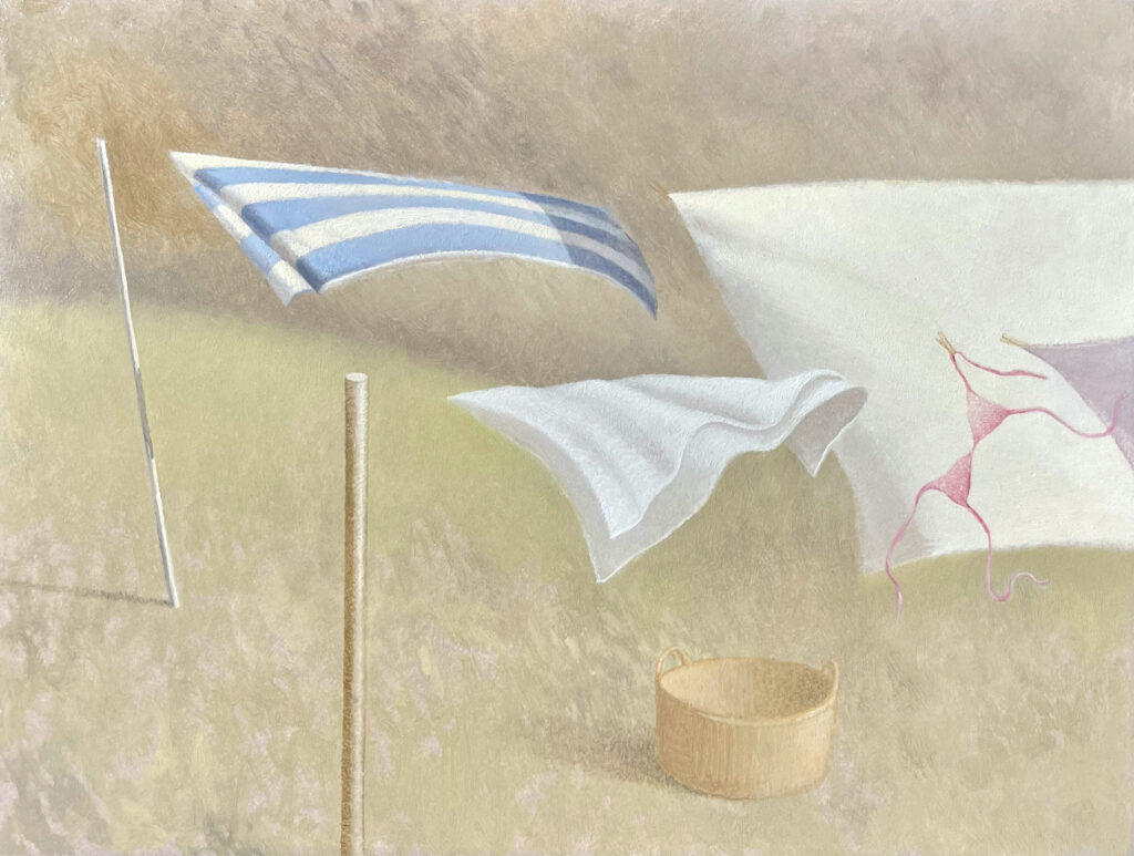 After the Beach, Oil on Panel, 2025