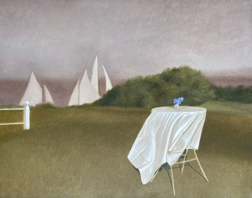 An Event for One, Oil on Panel, 11 x 14 inches, 2024