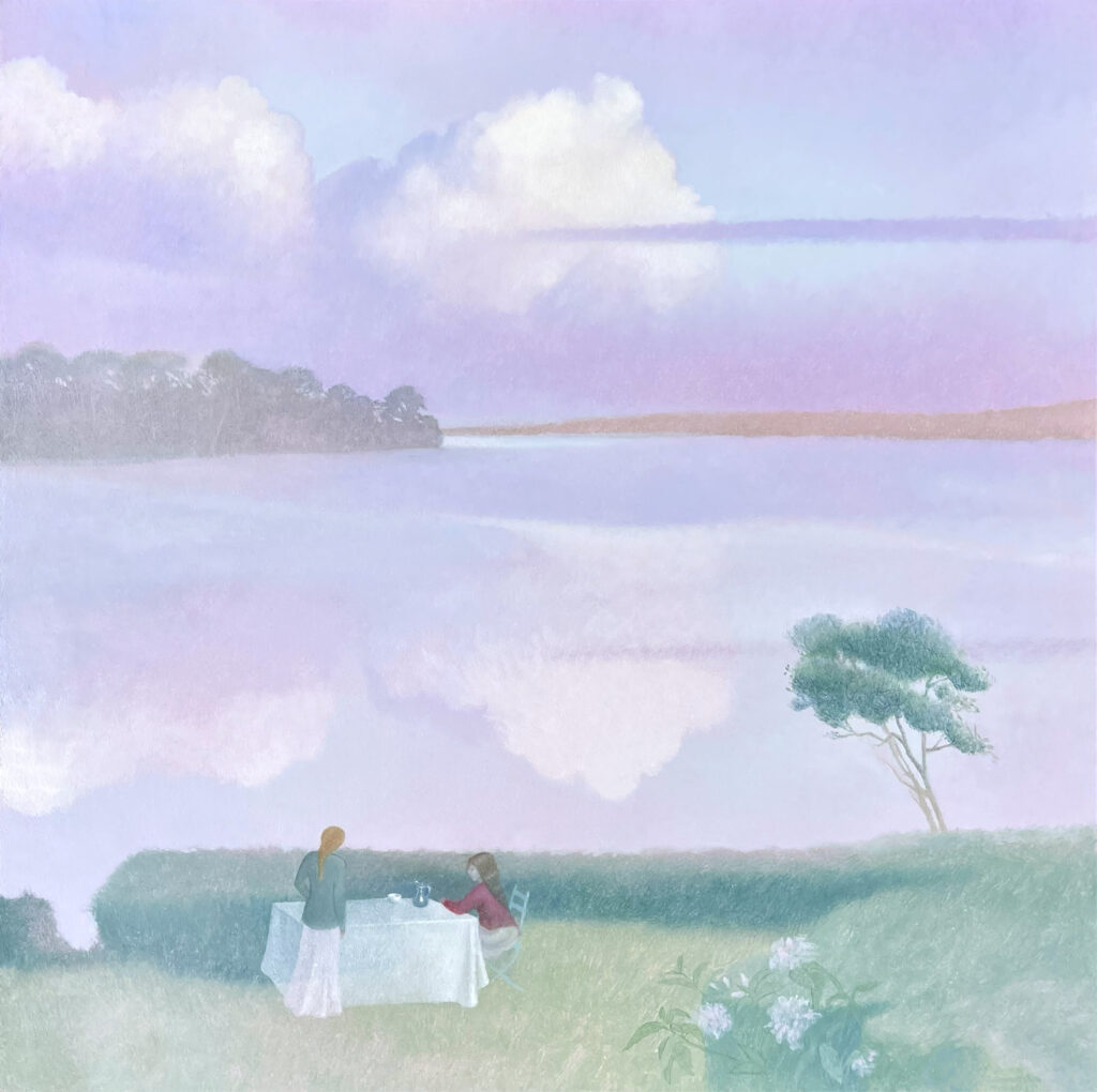 Evening Reflection, Oil on Panel, 2025