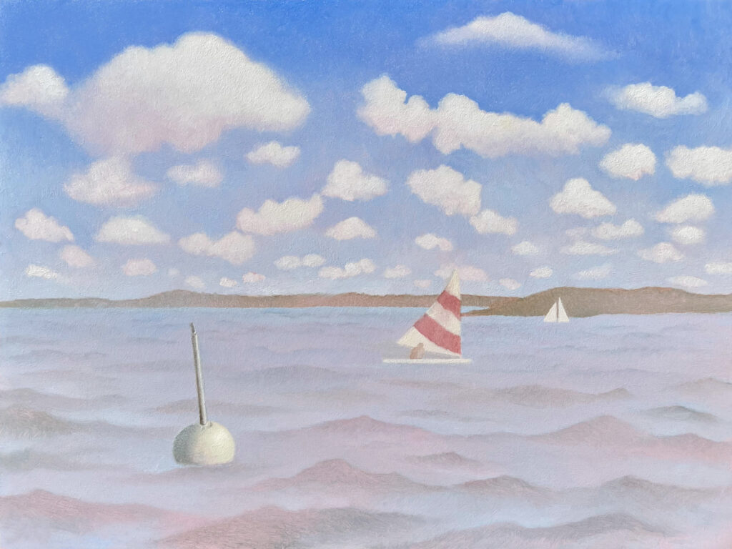 In the Drift, Oil on Panel, 2025