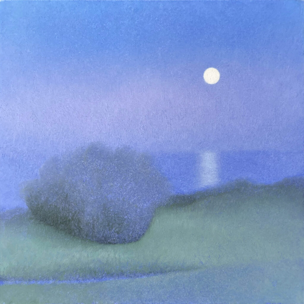 Moonrise no. 2, Oil on Panel, 2025