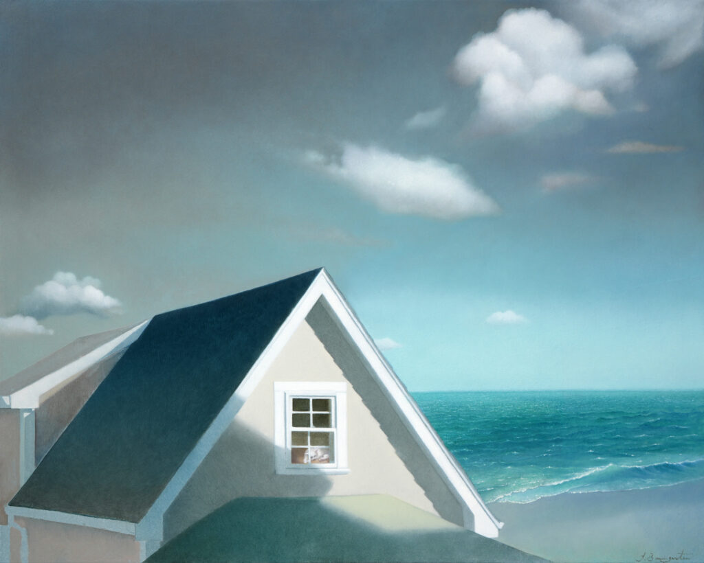 While the World Goes By, Oil on Panel, 18 x 24 inches, 2026